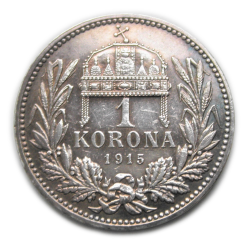 Ferenc József 1 korona 1915 K-B