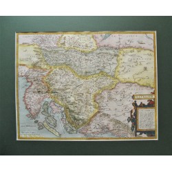1573 Ortelius : Illyria történelmi térképe .