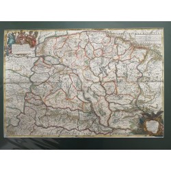 1686 Rossi : Magyarország térképe Ritka!