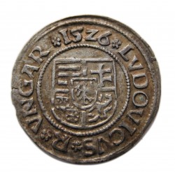 II. Lajos  denár (1526) K-B