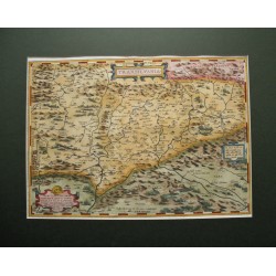 Erdély térképe 1595, Ortelius