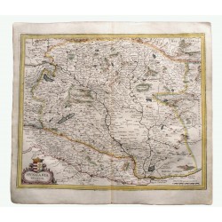 Magyarország térképe 1638, Merian